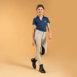 Kids' Horse Riding Lightweight Mesh Jodhpurs With Grippy Suede Patches 500 -Pro Rider Shop keb666f7af80cd5623f486871d18380e8