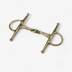 Double-Jointed Full Cheek Snaffle Bit For Horse & Pony