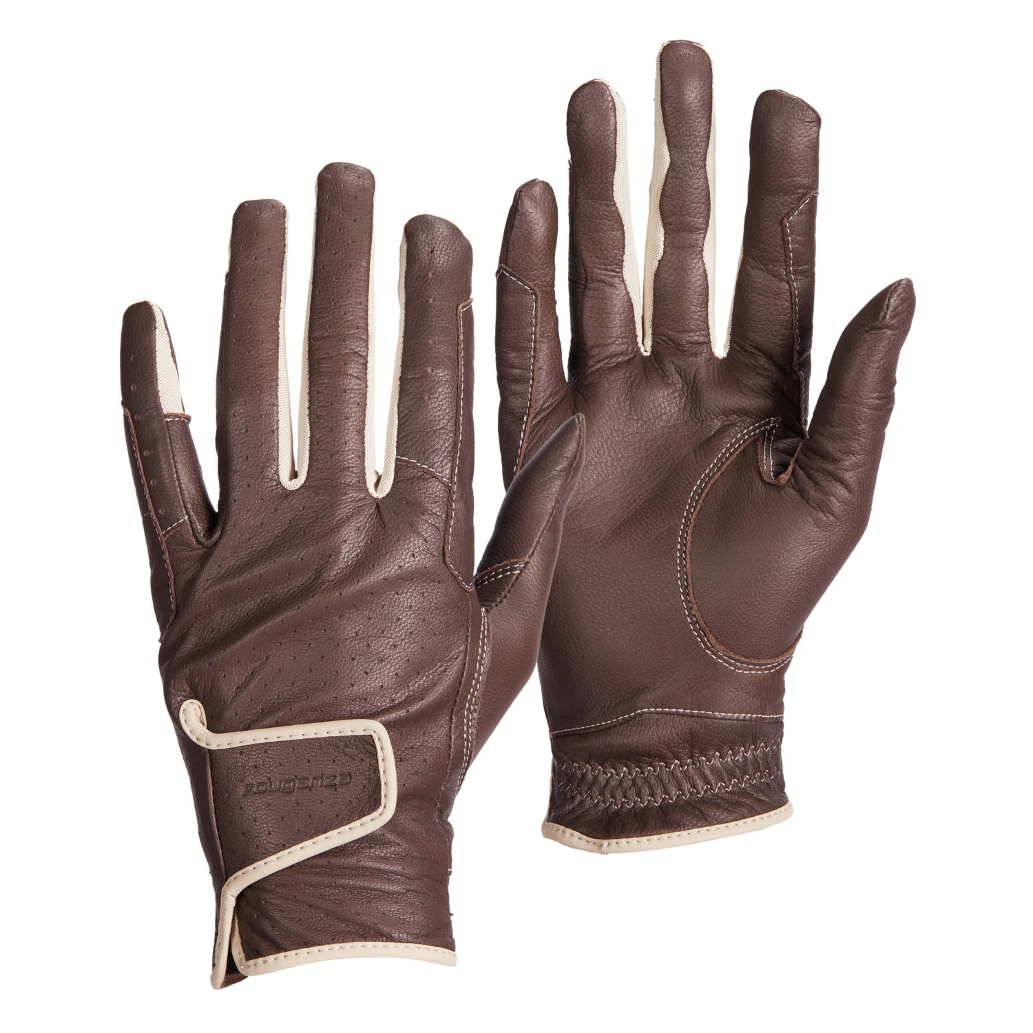 Women's Horse Riding Leather Gloves 900 9 Women's Horse Riding Leather Gloves 900 - Image 9
