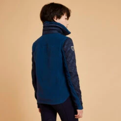 Kids' Horse Riding Bi-Material Warm Fleece 500 -Pro Rider Shop kefff4fda3baa7d3daf3d57d9876ae1b1