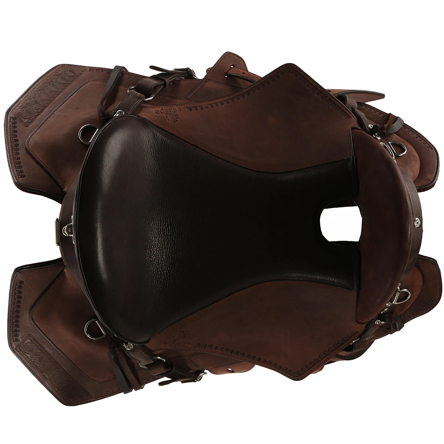 Horse Riding Hacking Saddle For Horse Escape - Brown 5 Horse Riding Hacking Saddle For Horse Escape - Brown - Image 5