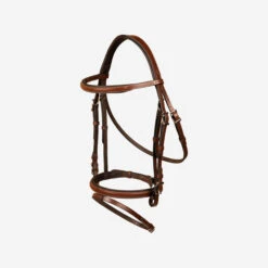 Horse Riding Leather Hybrid Bridle With French Noseband For Horse & Pony 500 -Pro Rider Shop kf3637268c3944780e2f60349c559c4b5